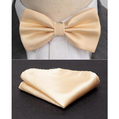 Férfi csokornyakkendő cravat szett szolid divat pillangóparti esküvői csokornyakkendő lányok formális ruha nyakkendő férfi csokorkötő kiegészítők nagykereskedelme