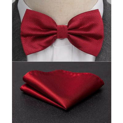 Férfi csokornyakkendő cravat szett szolid divat pillangóparti esküvői csokornyakkendő lányok formális ruha nyakkendő férfi csokorkötő kiegészítők nagykereskedelme