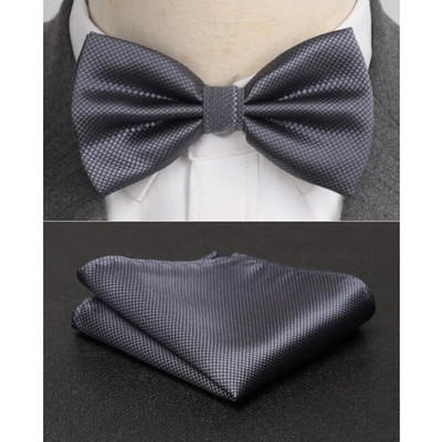 Férfi csokornyakkendő cravat szett szolid divat pillangóparti esküvői csokornyakkendő lányok formális ruha nyakkendő férfi csokorkötő kiegészítők nagykereskedelme