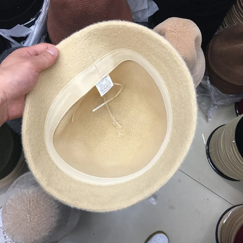 MAXSITI U 2021 m. madinga megzta kibiro skrybėlė Kašmyro mišrios kepurės moterims Šiltos baseino kepuraitės Korėjietiškos universalios žieminės žvejo kepurės