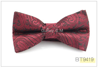 Márka Férfi Csokornyakkendő Klasszikus Paisley Csokornyakkendő Üzleti Esküvői Ingek Poliészter Csokornyakkendők Csokornyakkendők Férfi Cravats Kiegészítők
