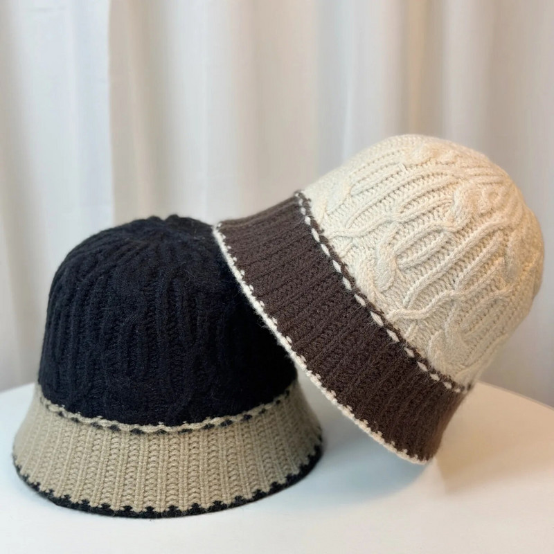 Női kötő vödörsapkák Harajuku vödörsapka horgászat kültéri panamai hip-hop sapka női nyár horgászkalap női tavasz