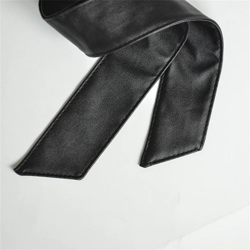 Ženski remen Pojas s mašnom za žene Duži na vezivanje PU kožni pojas Traka za pojas Ženska haljina Dekoracija Odjevni dodaci