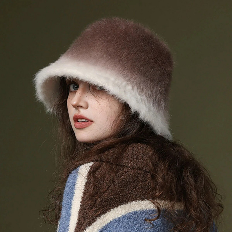 Zečja dlaka Ribarski šešir Topli šešir šeširi za žene cilindri elegantni ženski šeširi seoski šeširi muški luksuzni brend Ženski filcani šešir