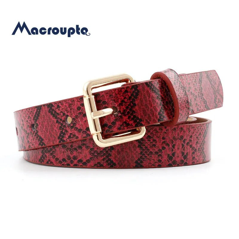 105x2,3 cm-es, kiváló minőségű női pu bőr kígyó deréköv, női 2021-es Forró tervezői övek Cinto Feminino női ruhákhoz