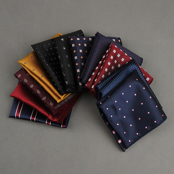 1 τεμ. εκτύπωσης τσέπης τετράγωνο μαντήλι ανδρικό βρετανικό σχέδιο Floral μαντήλι τσέπης Πετσέτα δώρο για ανδρικό κοστούμι
