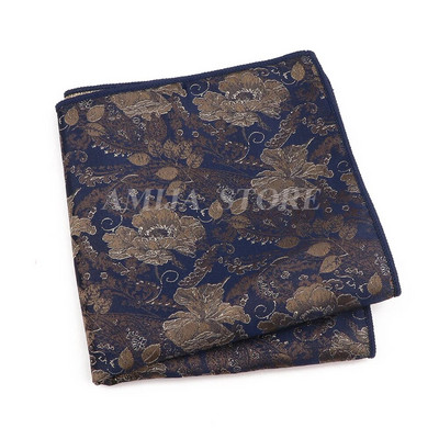 Forró virágos zsebkendő Rózsamintás zseb négyzet Nőknek Férfi Esküvő Hankie Napi öltöny Ajándék Szmoking Irodai nyakkendő Kiegészítő