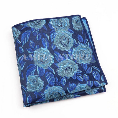 Forró virágos zsebkendő Rózsamintás zseb négyzet Nőknek Férfi Esküvő Hankie Napi öltöny Ajándék Szmoking Irodai nyakkendő Kiegészítő