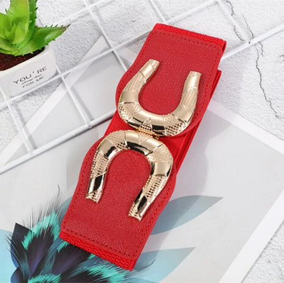 Elastinga dviguba sagtimi, odinė platus diržas, moteriškas retro stiliaus D suknelės, paltas, raudonas, juodas diržas moterims, prabangus prekės ženklo dizaineris