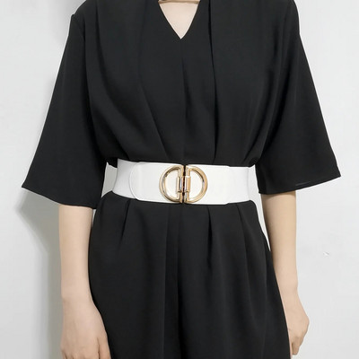 Elastinga dviguba sagtimi, odinė platus diržas, moteriškas retro stiliaus D suknelės, paltas, raudonas, juodas diržas moterims, prabangus prekės ženklo dizaineris