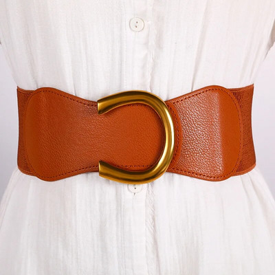 Elastinga dviguba sagtimi, odinė platus diržas, moteriškas retro stiliaus D suknelės, paltas, raudonas, juodas diržas moterims, prabangus prekės ženklo dizaineris