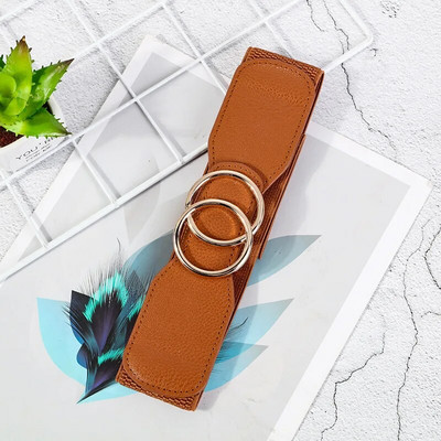 Elastinga dviguba sagtimi, odinė platus diržas, moteriškas retro stiliaus D suknelės, paltas, raudonas, juodas diržas moterims, prabangus prekės ženklo dizaineris