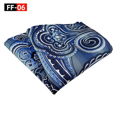 25*25 cm-es férfi Cymbidium Hybridum csíkos poliészter zseb négyzet alakú női üzleti esküvői zsebkendő öltöny kiegészítők