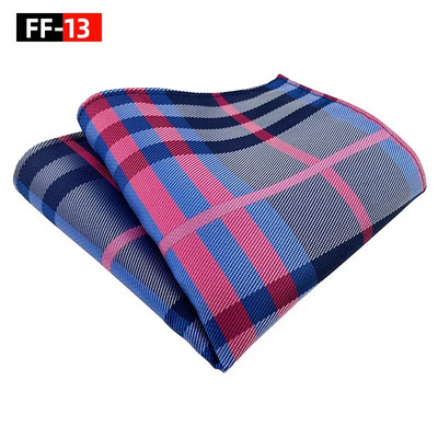 25*25 cm-es férfi Cymbidium Hybridum csíkos poliészter zseb négyzet alakú női üzleti esküvői zsebkendő öltöny kiegészítők