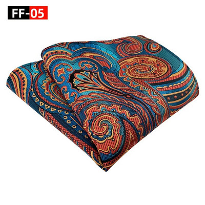 25*25 cm-es férfi Cymbidium Hybridum csíkos poliészter zseb négyzet alakú női üzleti esküvői zsebkendő öltöny kiegészítők