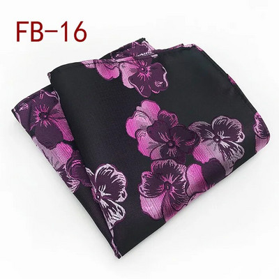 25*25cm, modni, trendi, poliesterski džepni kvadrat s cvjetnim lišćem Pejslija i cvijetom šljive za muškarce, rupčić za uzročno odijelo za gospodsku zabavu