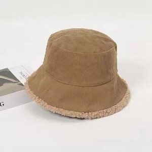 Žieminė kepurė, minkšta dirbtiniu kailiu, šilta ėrienos kepurė nuo saulės Panamos kepurė dvipusė lauko kepurė nuo saulės Madinga miela moteriška kepurė