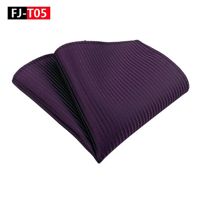 Popularna rasprodaja muške 25*25CM ljubičasto crvenoplave jednobojne poliesterske maramice s džepnim kvadratom za dnevne dodatke za casaul odijela na veliko