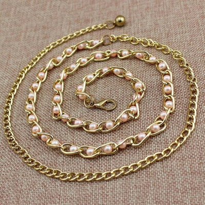 Modne perle od imitacije bisera Tanak struk Lanac Remen Ženski remen za pojas Dodaci za haljine 3 boje