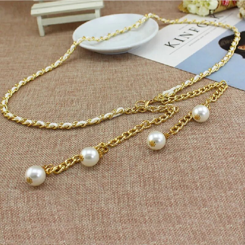 Dekorativni remen Suknja oko struka Donesite slatku korejsku modu Joker Metalni lanac oko struka Ženski ukrasni remen Ženski remeni za haljinu