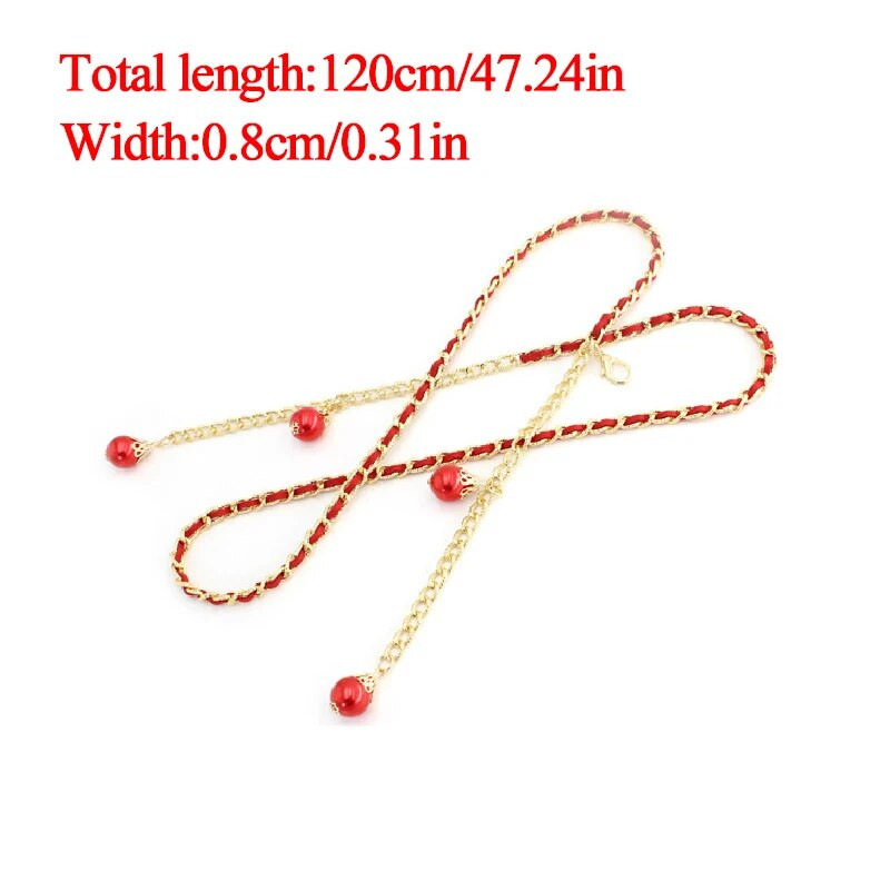 Dekorativni remen Suknja oko struka Donesite slatku korejsku modu Joker Metalni lanac oko struka Ženski ukrasni remen Ženski remeni za haljinu