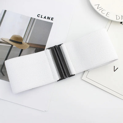 Uus lai korsetivöö ühevärviline elastne rihm, veniv naisterihmad, metallist pandlaga vöörihmad, mood naiste vöörihmad