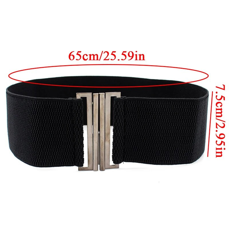 Uus lai korsetivöö ühevärviline elastne rihm, veniv naisterihmad, metallist pandlaga vöörihmad, mood naiste vöörihmad