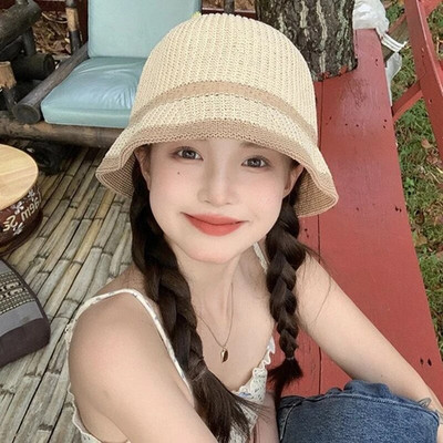 Zvejnieka cepure ar platām malām sievietēm salokāmi saulessargi vizieri Zvejnieka cepure Sieviešu āra sporta spainis Panamas cepures cepures modes