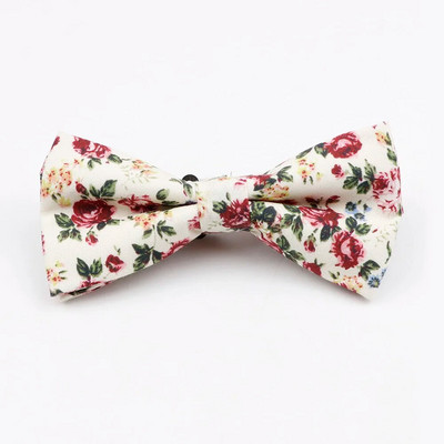 Férfi állítható formális pamut Vintage rózsaszín kék virágos csokornyakkendő pillangó csokornyakkendő szmoking masni Vőlegény báli parti kiegészítők ajándék