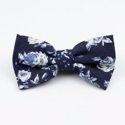 Férfi állítható formális pamut Vintage rózsaszín kék virágos csokornyakkendő pillangó csokornyakkendő szmoking masni Vőlegény báli parti kiegészítők ajándék