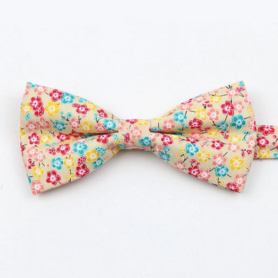 Férfi állítható formális pamut Vintage rózsaszín kék virágos csokornyakkendő pillangó csokornyakkendő szmoking masni Vőlegény báli parti kiegészítők ajándék