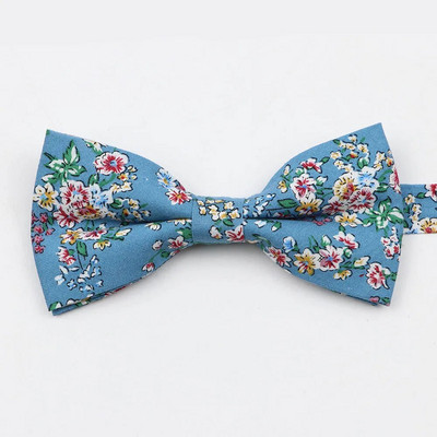 Férfi állítható formális pamut Vintage rózsaszín kék virágos csokornyakkendő pillangó csokornyakkendő szmoking masni Vőlegény báli parti kiegészítők ajándék