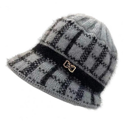 Sieviešu cepure Praktiska, skaista, adīta sieviešu cepure, bieza sieviešu cepure ziemas termiska sieviešu adīta cepure āram