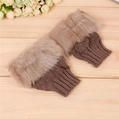 Nove ženske rukavice, elegantne tople zimske rukavice na pola prsta, ženske rukavice od umjetne vune, heklane, pletene toplije rukavice za zapešća Vruća rasprodaja