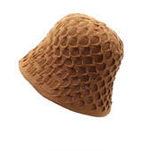 Sieviešu vasaras cepures, adītas kupolveida sauļošanās cepures, kokvilna, 56–58 cm, elpojošs siets, āra ceļojumi, eleganta dāma YF0157