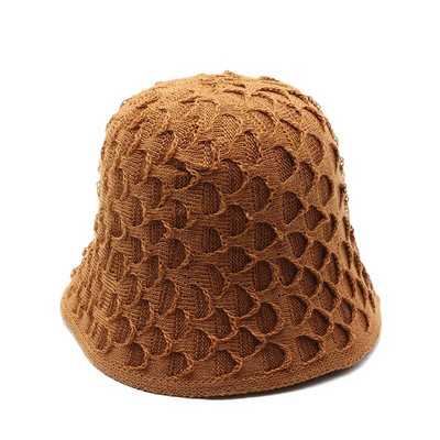 Sieviešu vasaras cepures, adītas kupolveida sauļošanās cepures, kokvilna, 56–58 cm, elpojošs siets, āra ceļojumi, eleganta dāma YF0157