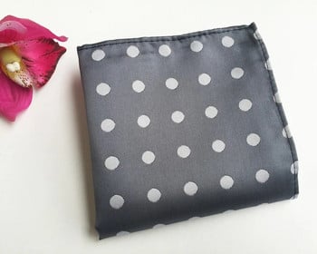 Νέα ανδρικά επαγγελματικά κοστούμια 10*10 ιντσών Μαντήλια τσέπης τετράγωνα για μόδα γάμου πουά Hankies ανδρική πετσέτα τσέπης