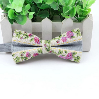 Muška leptir kravata s otisnutim ježevim čamcem i medvjedom kitom s leptir mašnom