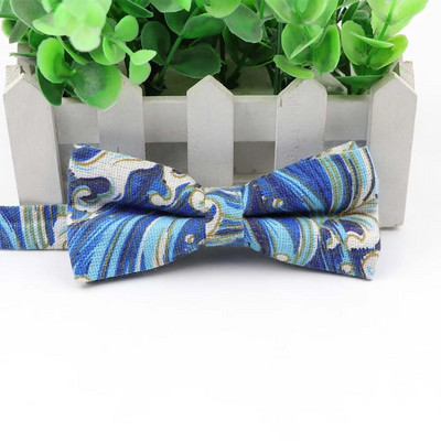 Muška leptir kravata s otisnutim ježevim čamcem i medvjedom kitom s leptir mašnom