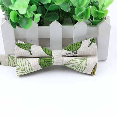 Muška leptir kravata s otisnutim ježevim čamcem i medvjedom kitom s leptir mašnom