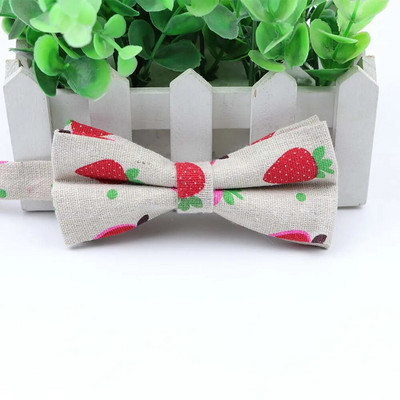 Muška leptir kravata s otisnutim ježevim čamcem i medvjedom kitom s leptir mašnom