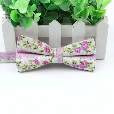 Muška leptir kravata s otisnutim ježevim čamcem i medvjedom kitom s leptir mašnom