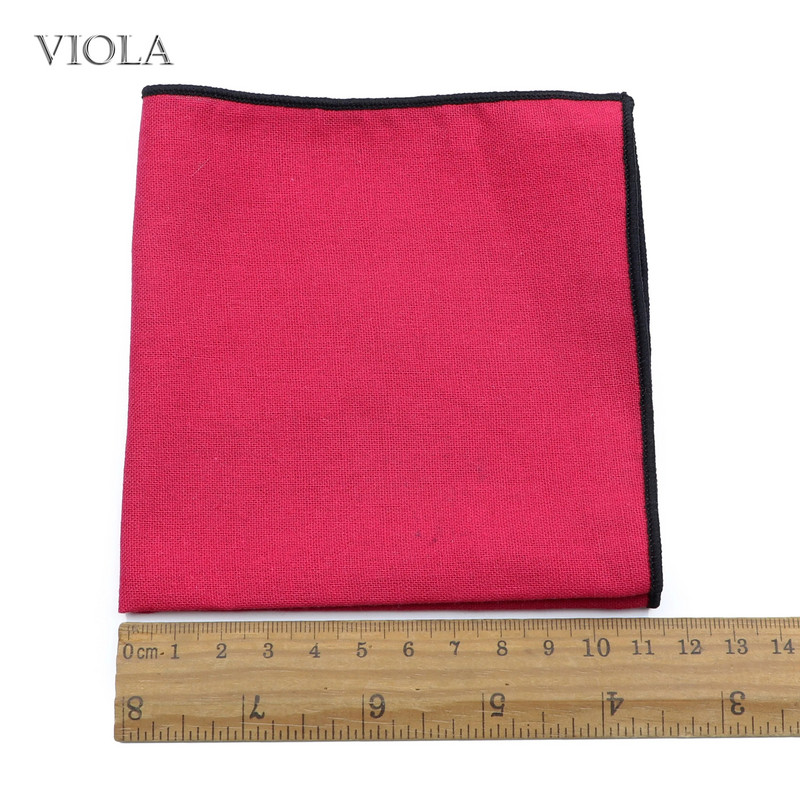 Dvostrana jednostrana pamučna maramica Crveno Plava Crna Šareni rupčić od meke tkanine Muški džepni poklon Vjenčani dodatak Dodatak za zabavu