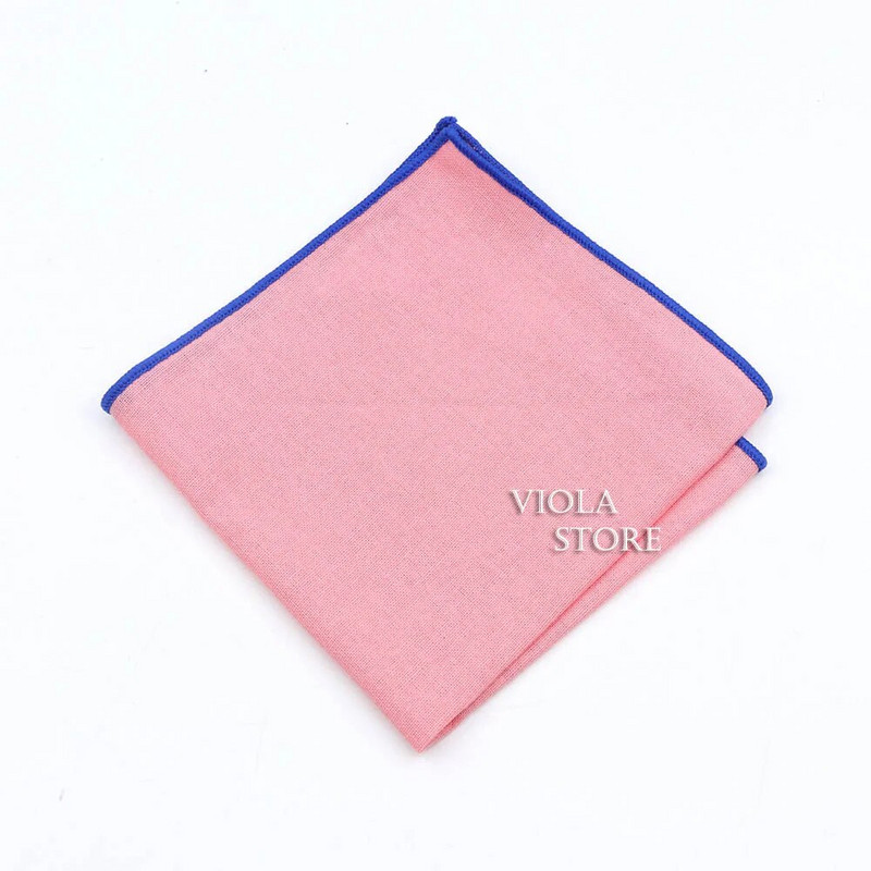 Dvostrana jednostrana pamučna maramica Crveno Plava Crna Šareni rupčić od meke tkanine Muški džepni poklon Vjenčani dodatak Dodatak za zabavu