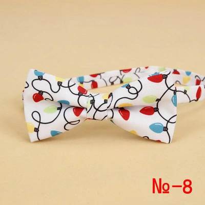 Muške božićne leptir-mašne Kravata na temu pamučnog festivala Snježna pahuljica s uzorkom božićnog drvca Muška leptir-mašna Poklon za božićnu zabavu za muškarce