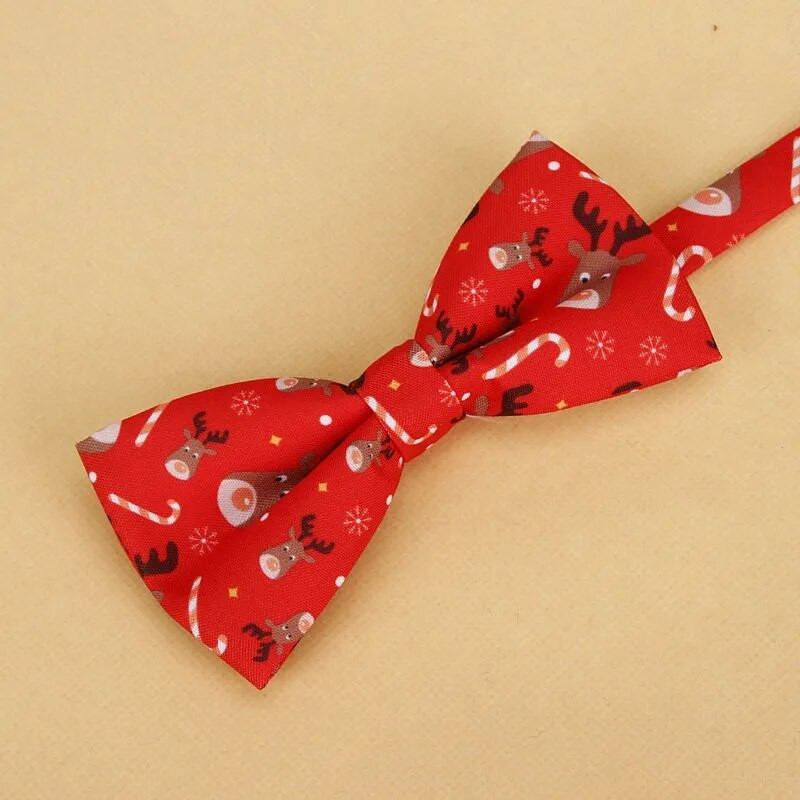 Muške božićne leptir-mašne Kravata na temu pamučnog festivala Snježna pahuljica s uzorkom božićnog drvca Muška leptir-mašna Poklon za božićnu zabavu za muškarce