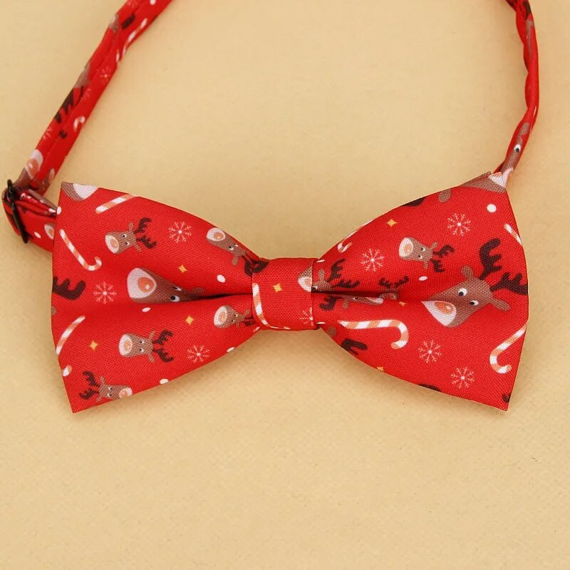 Muške božićne leptir-mašne Kravata na temu pamučnog festivala Snježna pahuljica s uzorkom božićnog drvca Muška leptir-mašna Poklon za božićnu zabavu za muškarce