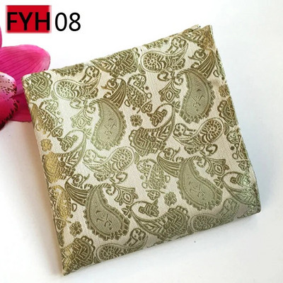 Vintage férfi Hanky selyem sál Gentleman Pocket Square Zsebkendő Paisley Esküvői Party Cravat Corbatas Para Hombre Szmoking nyakkendő