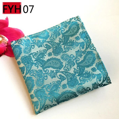 Vintage férfi Hanky selyem sál Gentleman Pocket Square Zsebkendő Paisley Esküvői Party Cravat Corbatas Para Hombre Szmoking nyakkendő