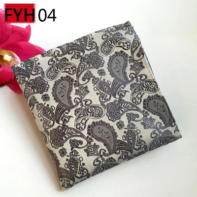Vintage férfi Hanky selyem sál Gentleman Pocket Square Zsebkendő Paisley Esküvői Party Cravat Corbatas Para Hombre Szmoking nyakkendő